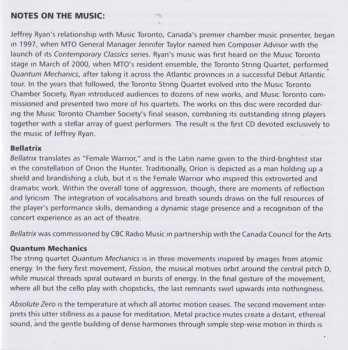 CD Jeffrey Ryan: Quantum Mechanics: Music Of | Musique De Jeffrey Ryan