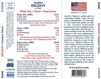 CD Jennifer Higdon: Piano Trio - Voices - Impressions