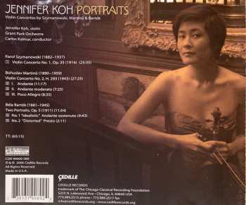 CD Bohuslav Martinů: Portraits (Violin Solos By Szymanowski, Martinů & Bartók)