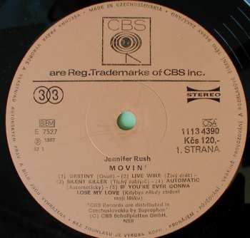 LP Jennifer Rush: Movin'