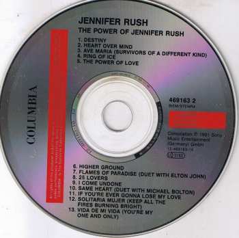 CD Jennifer Rush: The Power Of Jennifer Rush