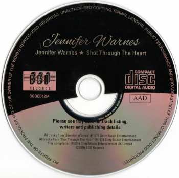 CD Jennifer Warnes: Jennifer Warnes/Shot Through The Heart