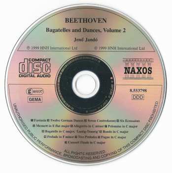 CD Ludwig van Beethoven: Bagatelles And Dances, Volume 2