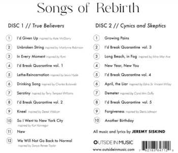 2CD Jeremy Siskind: Songs Of Rebirth