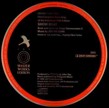 2CD Jerome Kern: Show boat - First Complete Recording of the Published 1946 Edition