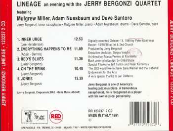 CD Jerry Bergonzi: Lineage