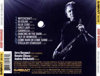 CD Jerry Bergonzi: Spotlight On Standards  
