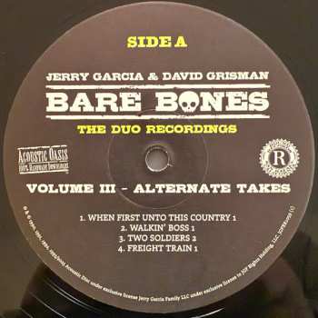 2LP David Grisman: Bare Bones Volume III - Alternate Takes