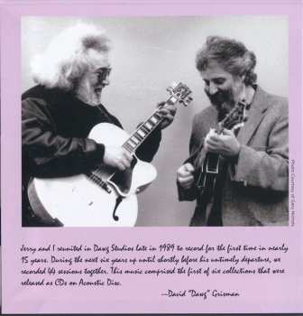 SACD David Grisman: Jerry Garcia / David Grisman NUM | LTD
