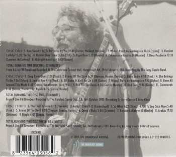 3CD/Dobozkészlet Jerry Garcia: The Broadcast Archives