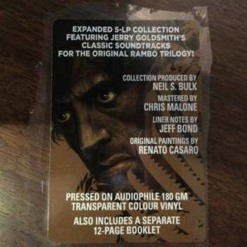 5LP/Dobozkészlet Jerry Goldsmith: Rambo: The Jerry Goldsmith Vinyl Collection LTD | CLR