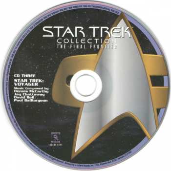 4CD/Dobozkészlet Paul Baillargeon: Star Trek Collection: The Final Frontier LTD