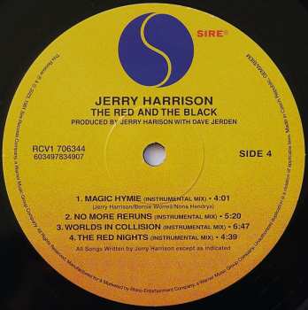 2LP Jerry Harrison: The Red And The Black LTD | CLR