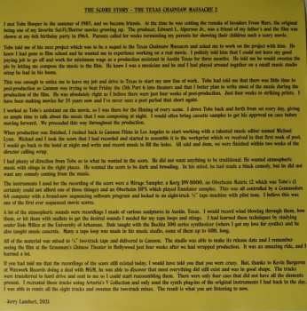 2LP Jerry Lambert: The Texas Chainsaw Massacre Part 2 LTD | CLR