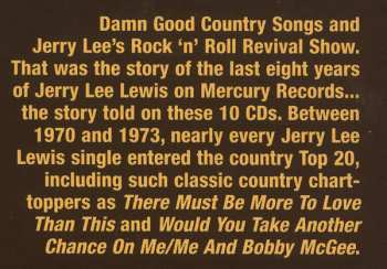 10CD/Dobozkészlet Jerry Lee Lewis: Mercury Smashes... And Rockin' Sessions