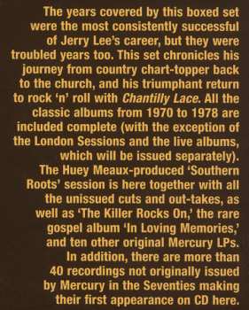 10CD/Dobozkészlet Jerry Lee Lewis: Mercury Smashes... And Rockin' Sessions