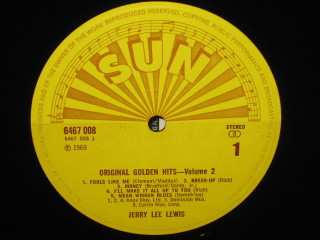 LP Jerry Lee Lewis: Original Golden Hits - Volume 2