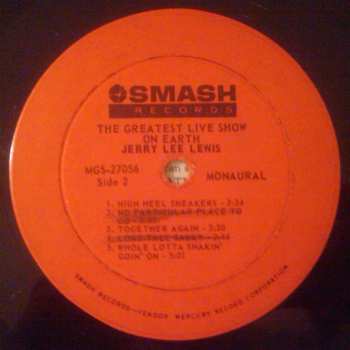 LP Jerry Lee Lewis: Greatest Live Show On Earth