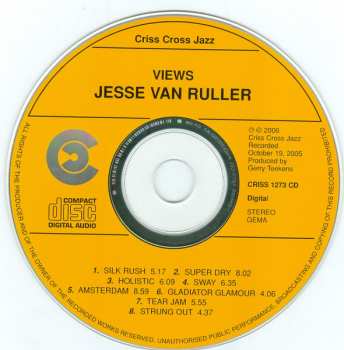 CD Jesse Van Ruller: Views