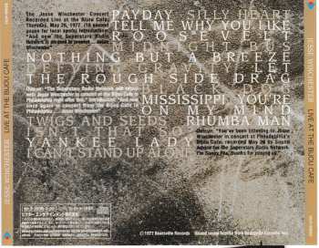 CD Jesse Winchester: Live At The Bijou Cafe