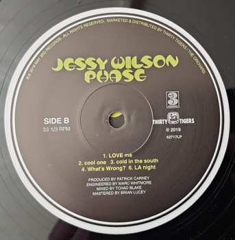 LP Jessy Wilson: Phase