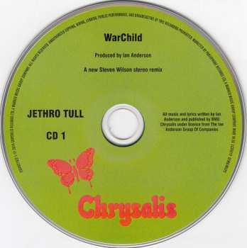 2CD/2DVD/Dobozkészlet Jethro Tull: WarChild (The 40th Anniversary Theatre Edition) DLX