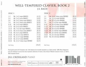 2CD Jill Crossland: J. S. Bach Well-tempered Clavier, Book 2