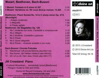CD Jill Crossland: Plays Mozart, Beethoven, Bach-Busoni 