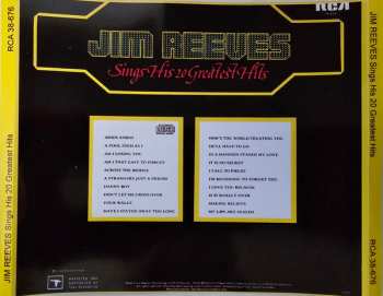 CD Jim Reeves: Sings His 20 Greatest Hits