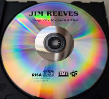CD Jim Reeves: Sings His 20 Greatest Hits