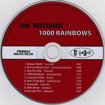 CD Jim Rotondi: 1000 Rainbows