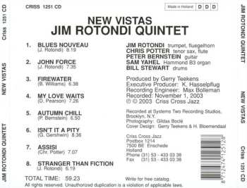 CD Jim Rotondi: New Vistas