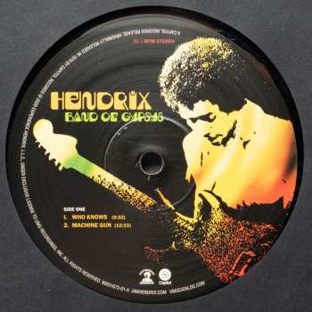 LP Jimi Hendrix: Band Of Gypsys