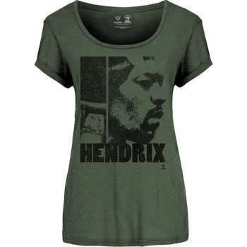 Merch Jimi Hendrix: Dámské Scoop Neck Tričko Let Me Live  S