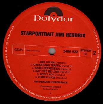 2LP/Dobozkészlet The Jimi Hendrix Experience: Starportrait Jimi Hendrix