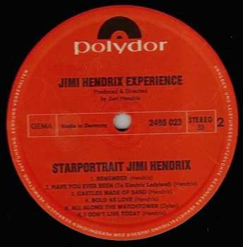 2LP/Dobozkészlet The Jimi Hendrix Experience: Starportrait Jimi Hendrix