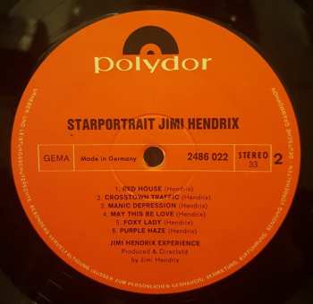2LP/Dobozkészlet The Jimi Hendrix Experience: Starportrait Jimi Hendrix