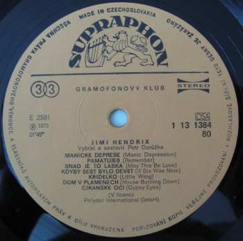 LP Jimi Hendrix: Jimi Hendrix