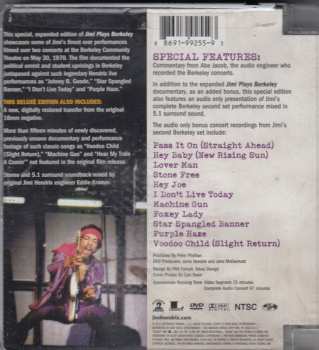 DVD Jimi Hendrix: Jimi Plays Berkeley  DLX