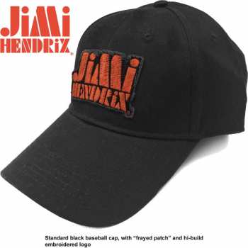 Merch Jimi Hendrix: Baseball sapka Orange Stencil Logo Jimi Hendrix