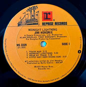 LP Jimi Hendrix: Midnight Lightning