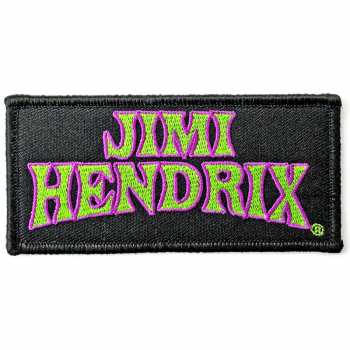 Merch Jimi Hendrix: Felvarró Arched Logo Jimi Hendrix