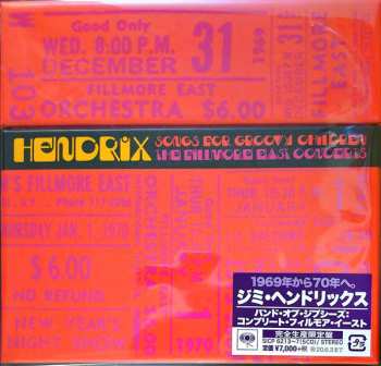 5CD/Dobozkészlet Jimi Hendrix: Songs For Groovy Children (The Fillmore East Concerts) LTD