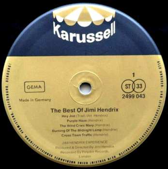 LP Jimi Hendrix: The Best Of Jimi Hendrix