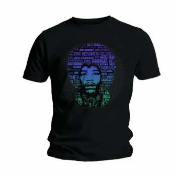 Merch Jimi Hendrix: Tričko Afro Speech  S
