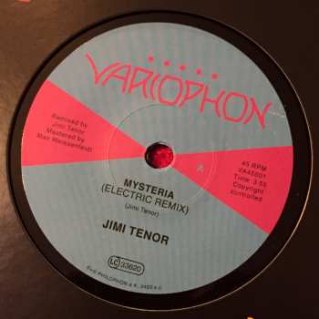 SP Jimi Tenor: Mysteria / Vocalize My Luv (Electric Remix)