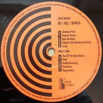 2LP Jimi Tenor: NY / HEL / BARCA