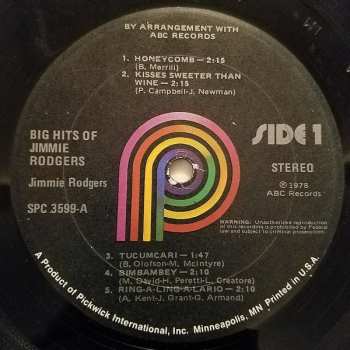 LP Jimmie Rodgers: Big Hits Of Jimmie Rodgers