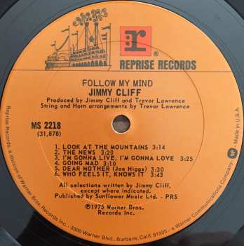 LP Jimmy Cliff: Follow My Mind