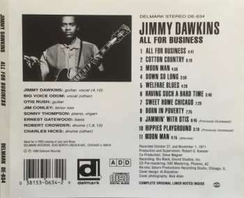 CD Jimmy Dawkins: All For Business